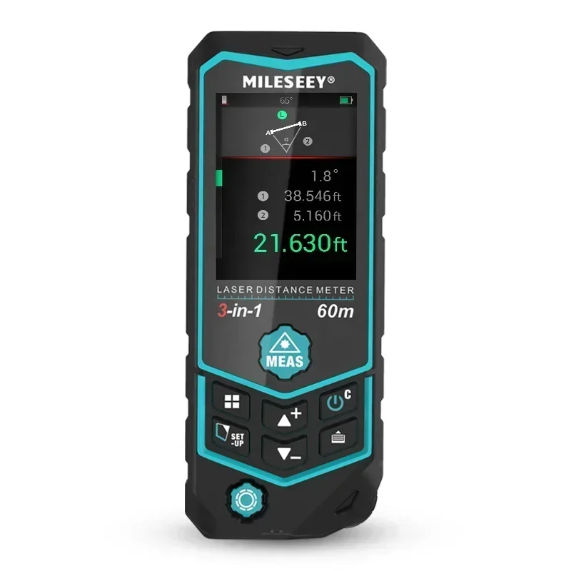 Laser Distance Measure - Mileseey R2B 60M USB Charging 3