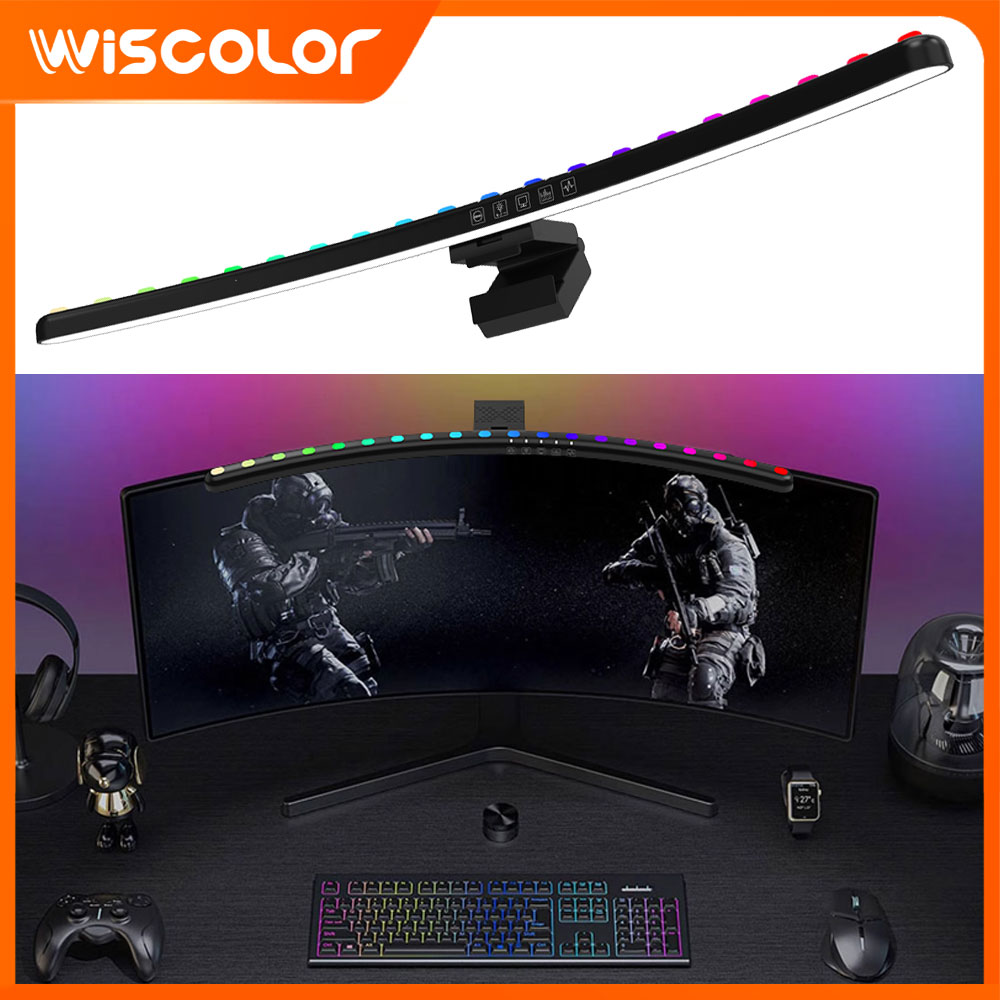 Rgb Desk Lamp Smart - RGB Smart Wifi Setup Monitor Light