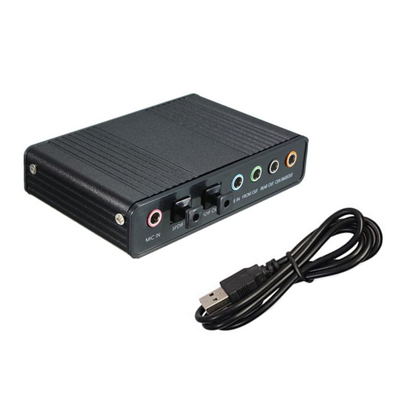 AA19 USB Optical Sound Card 6  - đánh giá và giá Usb Sound Card External