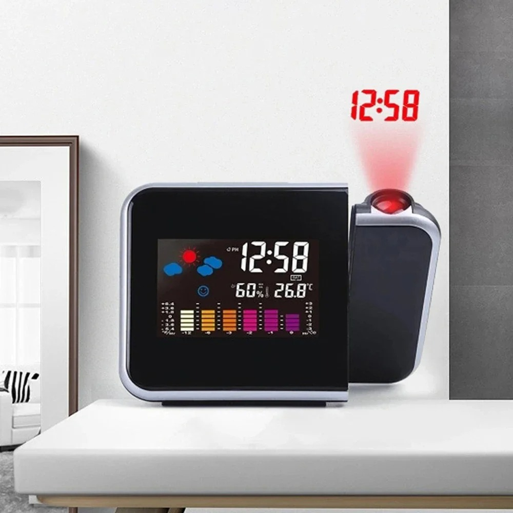 LED Rotating Projection Alarm  - đánh giá và giá Modern Electronics Gadgets