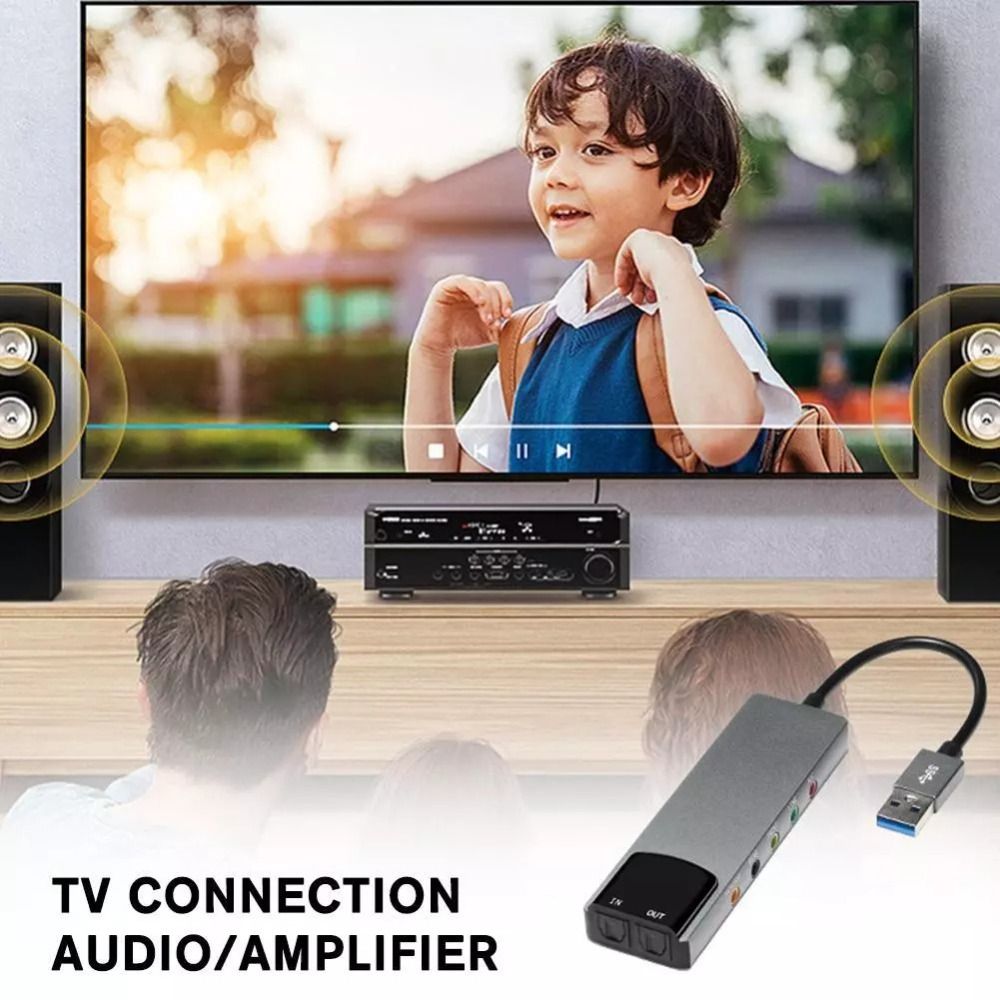New USB Sound Card 7.1 5.1 Cha - đánh giá và giá Usb Sound Card External