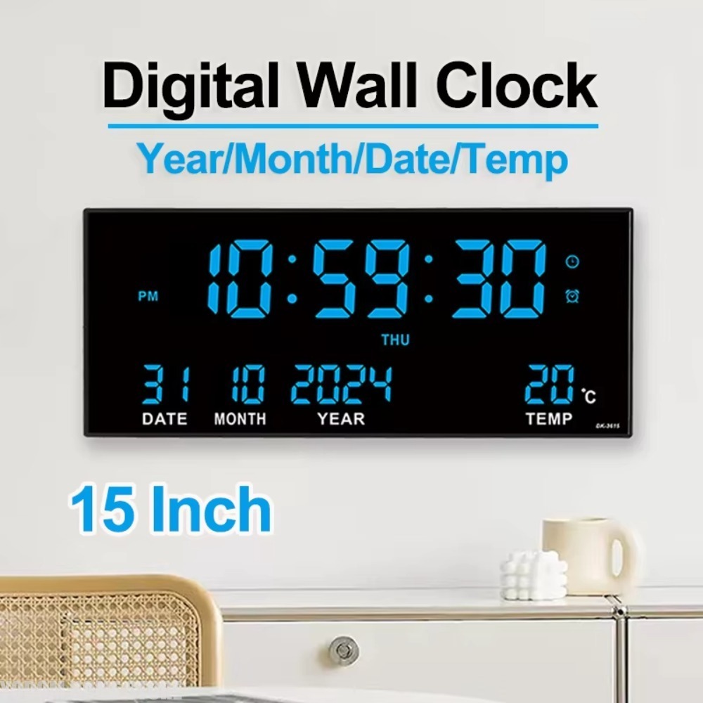 Digital Large Wall Clock Alarm - đánh giá và giá Modern Electronics Gadgets