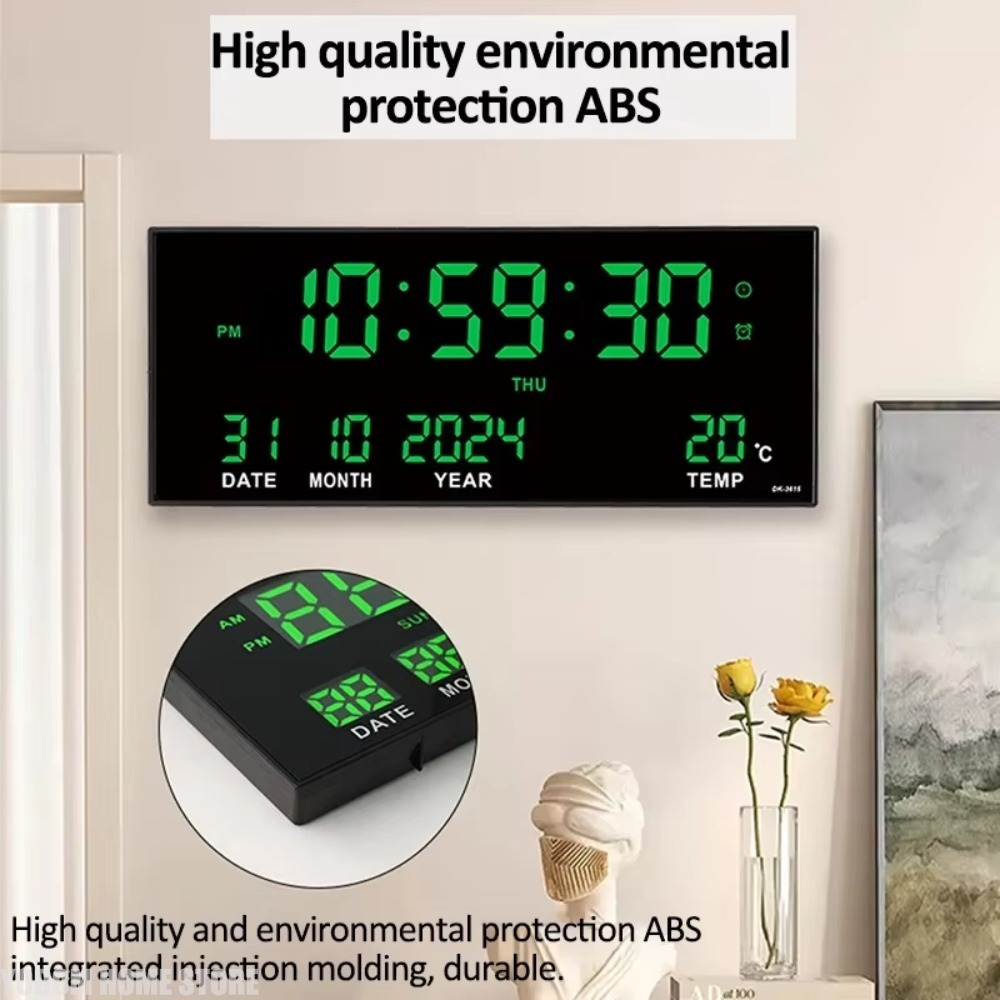 Digital Large Wall Clock Alarm - đánh giá và giá Modern Electronics Gadgets