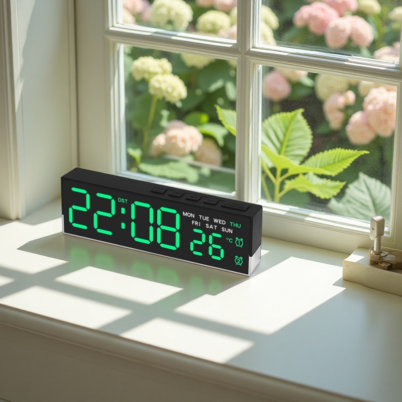 LED Digital Alarm Clock Temper - đánh giá và giá Modern Electronics Gadgets