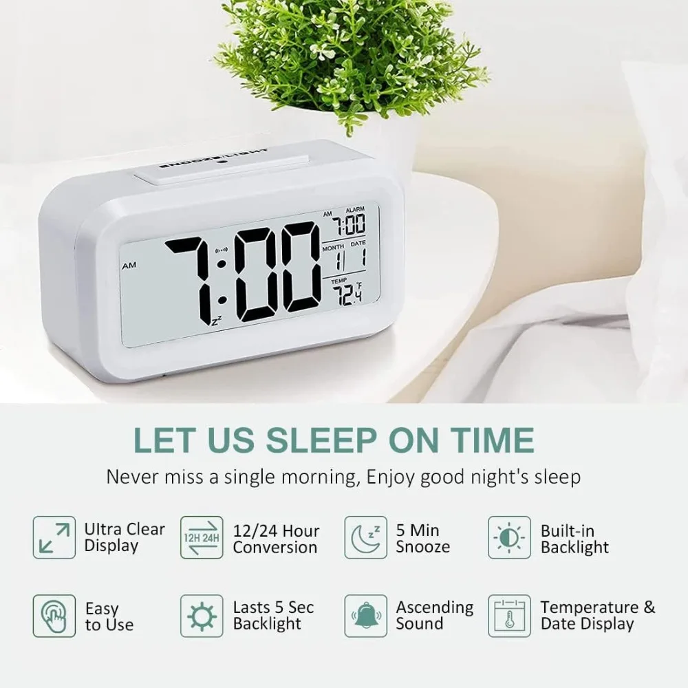 LED Electronic Digital Alarm C - đánh giá và giá Modern Electronics Gadgets