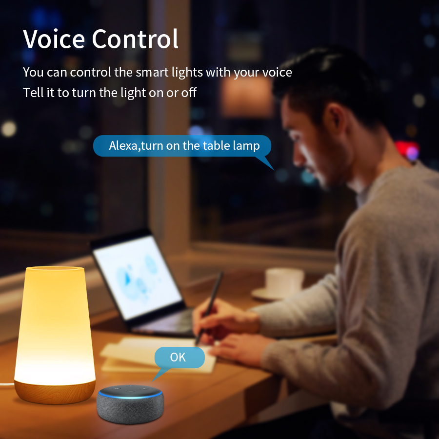 Tuya WiFi Smart Table Lamp Dim - đánh giá và giá Rgb Desk Lamp Smart