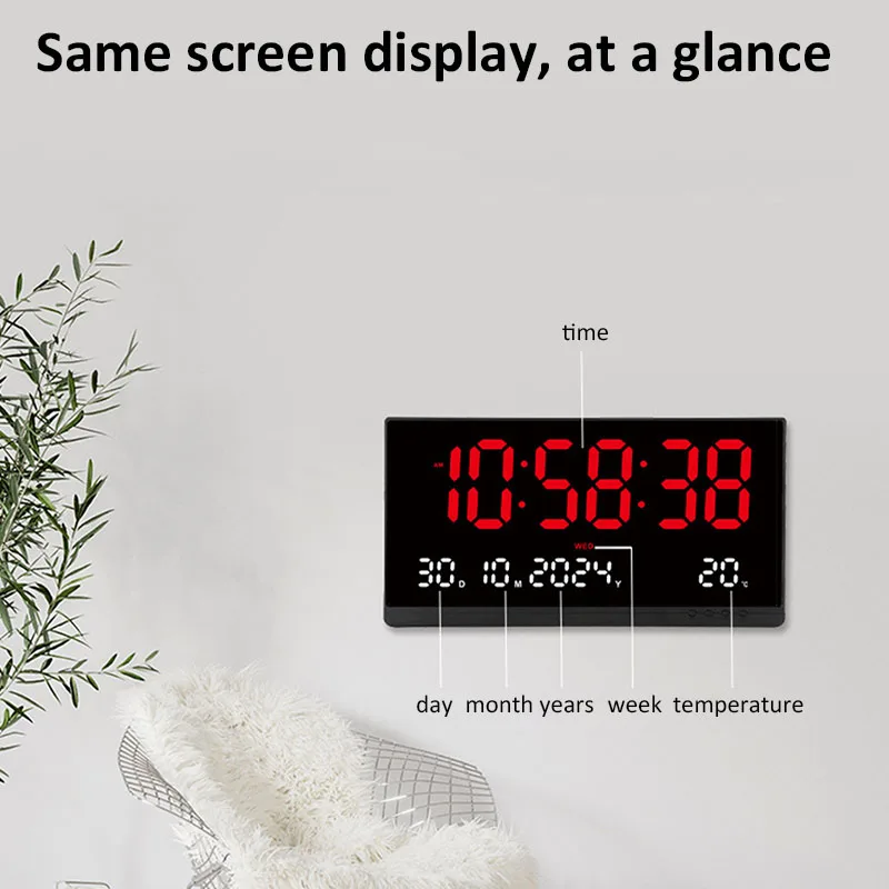 21 Inch Large Digital Wall Clo - đánh giá và giá Modern Electronics Gadgets