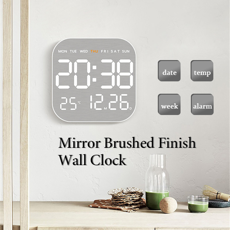 Mirror Brushed Finish Wall Clo - đánh giá và giá Modern Electronics Gadgets