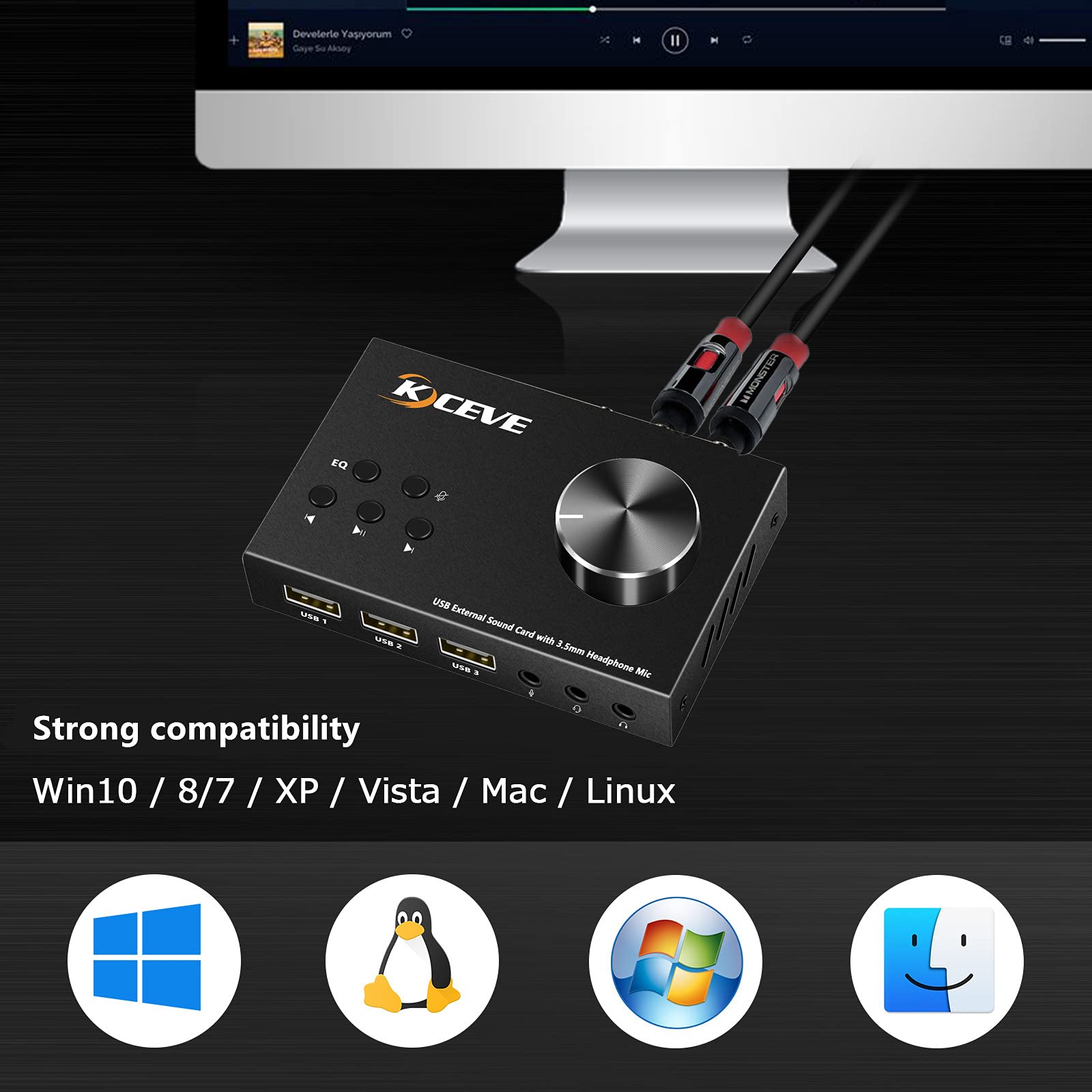 External Sound Card with Volum - đánh giá và giá Usb Sound Card External