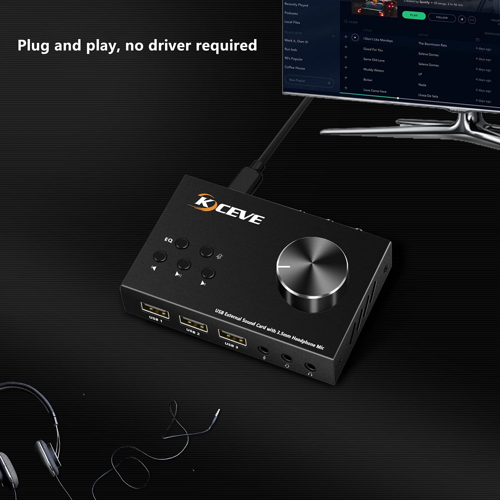 External Sound Card with Volum - đánh giá và giá Usb Sound Card External