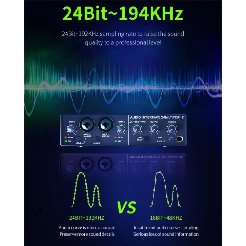 USB Interfaz de audio professi - đánh giá và giá Usb Sound Card External