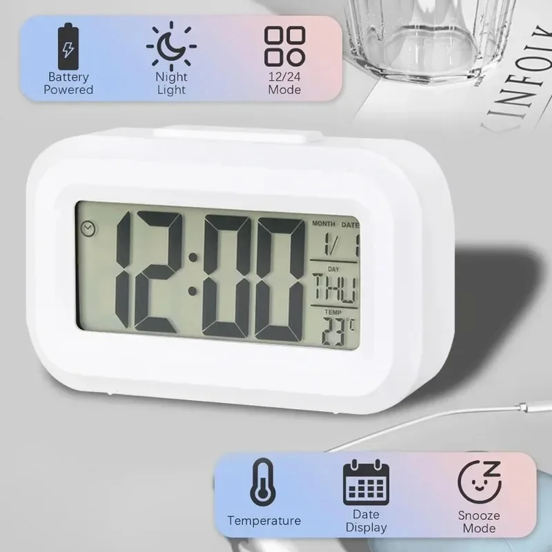 Led Digital Alarm Clock Backli - đánh giá và giá Modern Electronics Gadgets