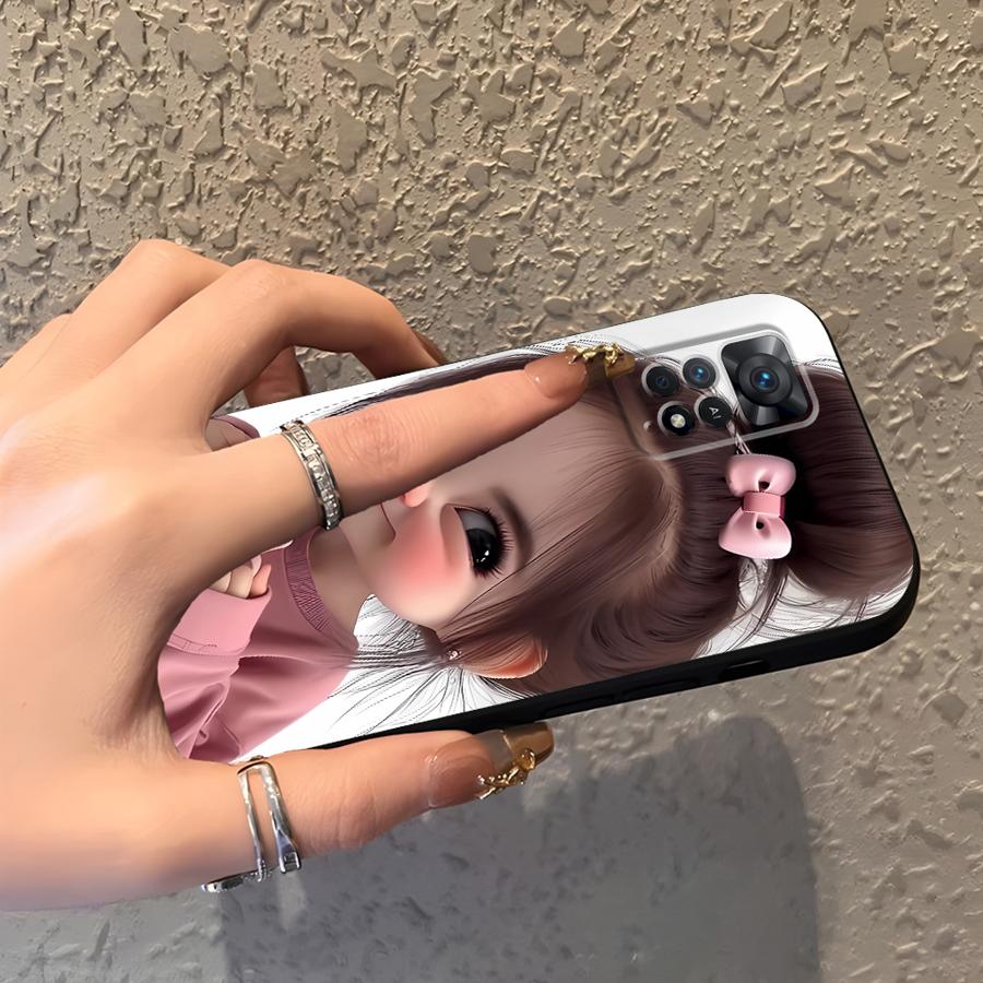 Cartoon Girl Pattern Funda Pho - đánh giá và giá Xiaomi Redmi Note 14