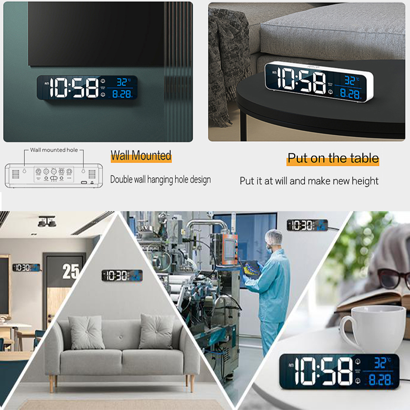 LED Digital Alarm Clock Wall/T - đánh giá và giá Modern Electronics Gadgets