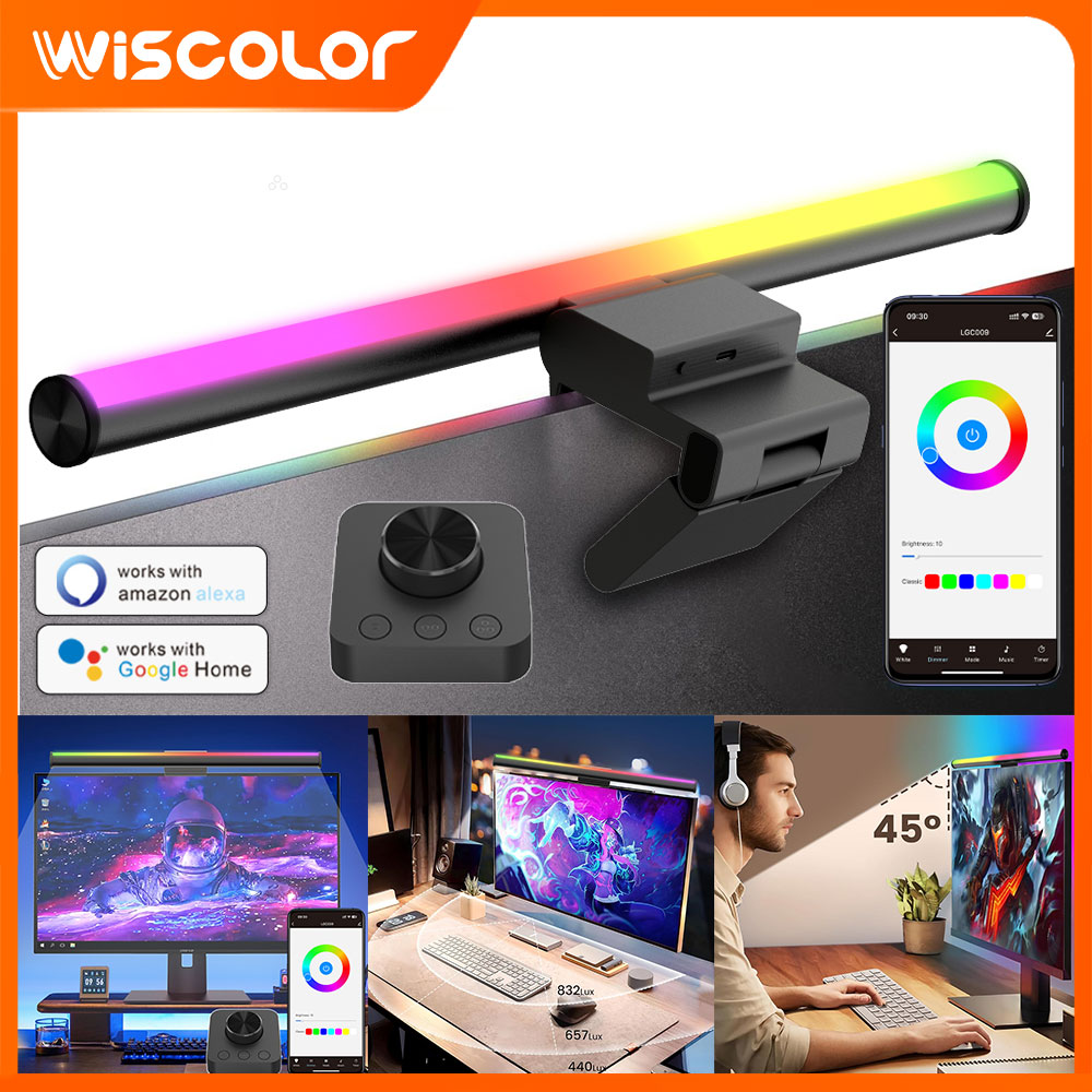 RGB Smart Wifi Monitor Light B - đánh giá và giá Rgb Desk Lamp Smart