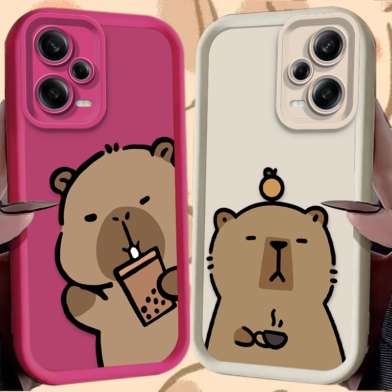 Cartoon Cute Capybara Phone Ca - đánh giá và giá Xiaomi Redmi Note 14