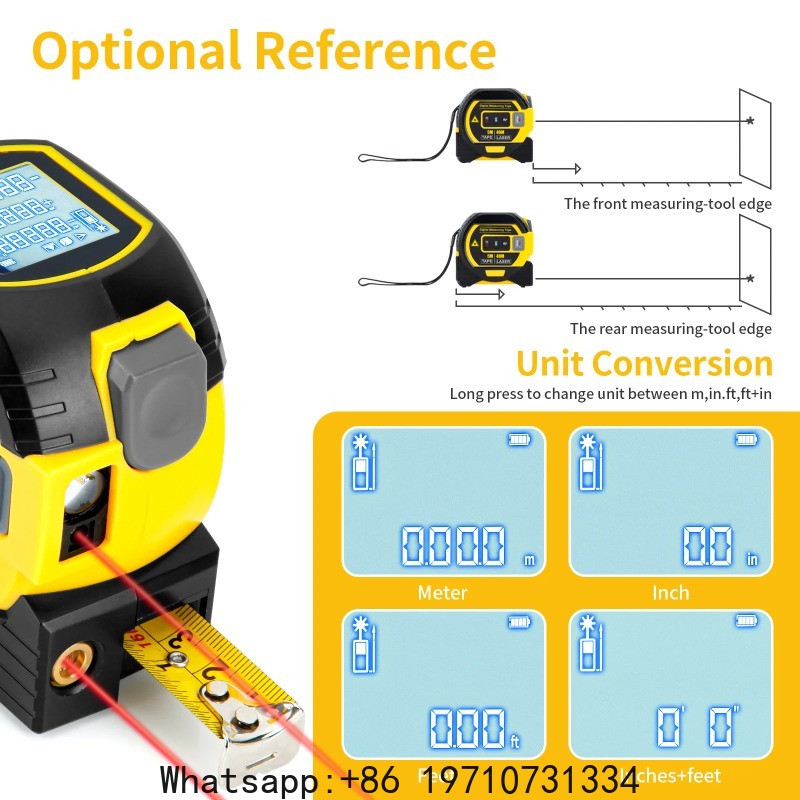 Digital Laser Rangefinder 3in1 - đánh giá và giá Laser Distance Measure